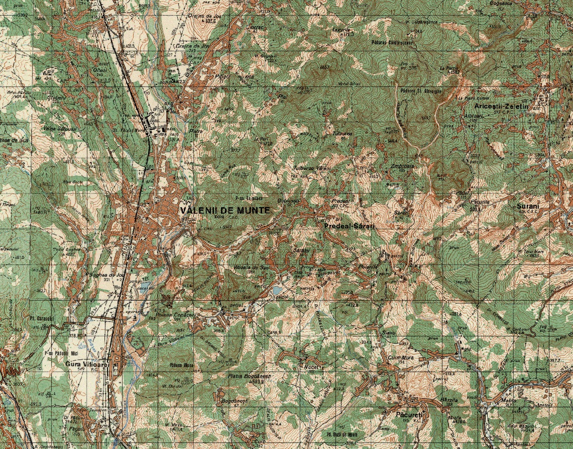harta topografica 1 25000 Direcția Topografică Militară | Produse | Hărți topografice 